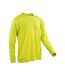 Mens performance long-sleeved t-shirt lime Spiro