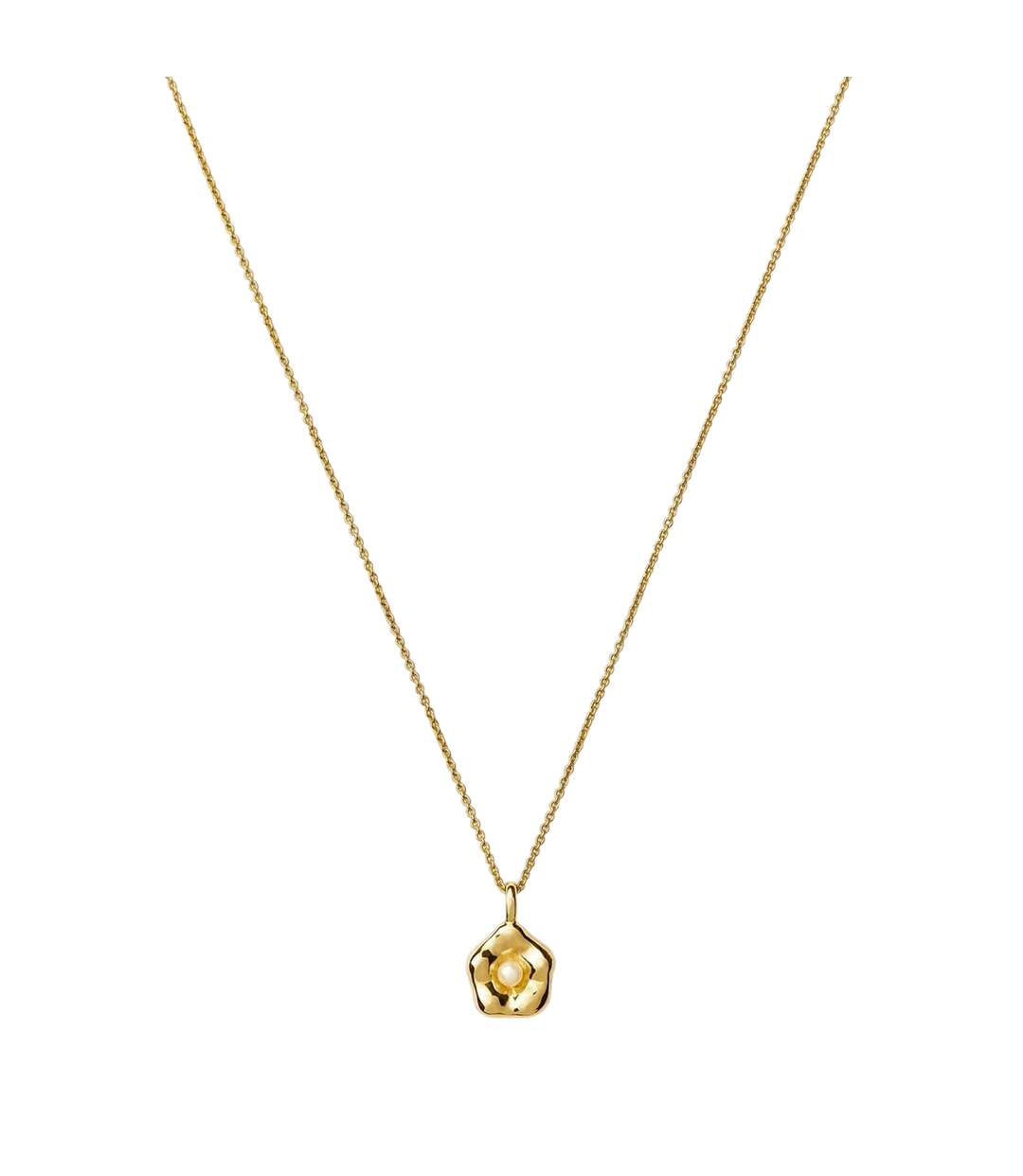 Gold Plated Pearl Daisy Necklace & Pendant One Size Gold Missoma-1
