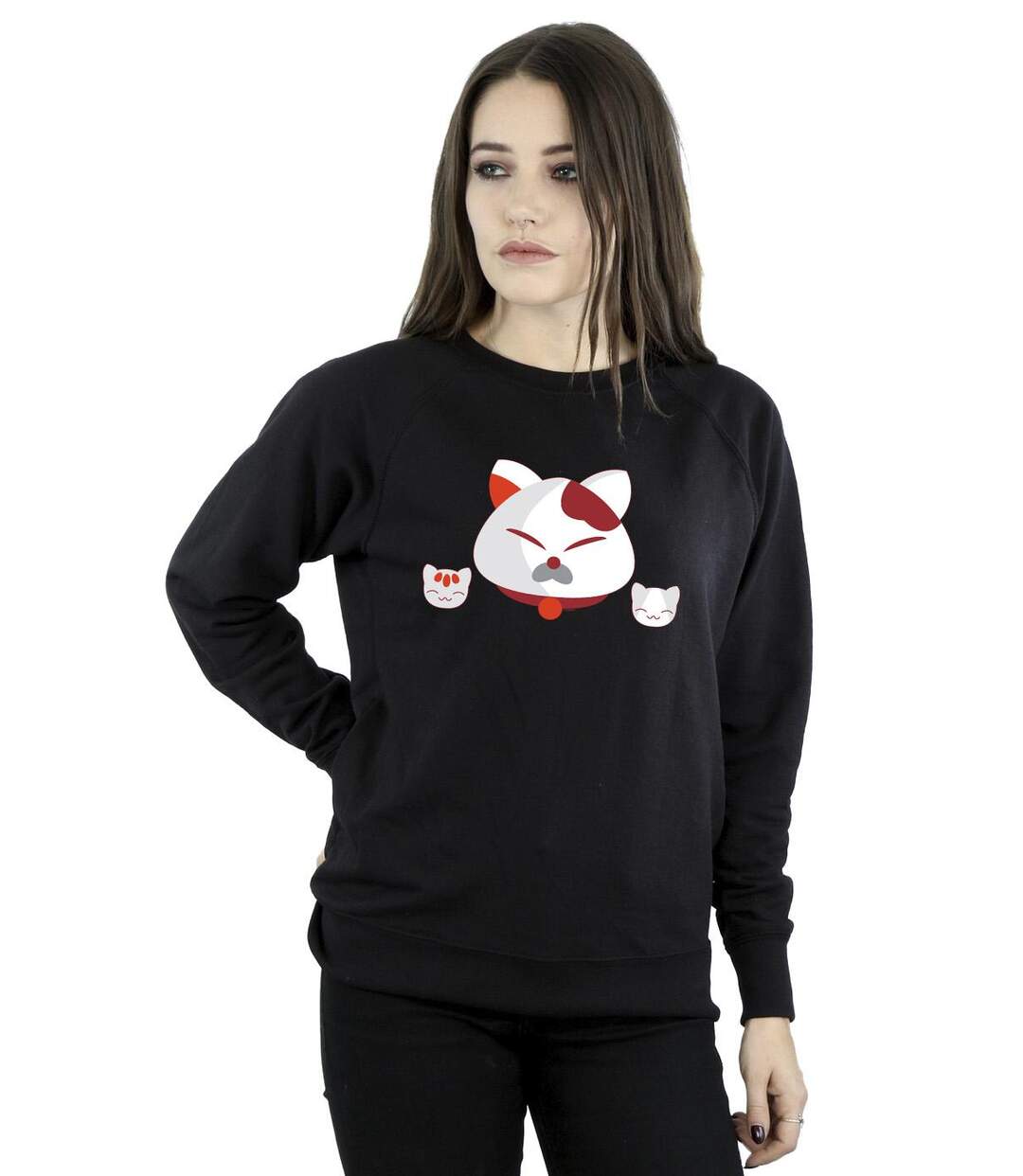 Disney Sweat Big Hero 6 Baymax Kitten Heads - Femme/Femme (Noir) - UTBI11694-2