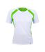 T-shirt Pace Tech Femme Blanc Vert Clair Cona Sports-1