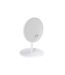 Miroir Lumineux Led Sans Fil Enceinte 26cm Blanc-1