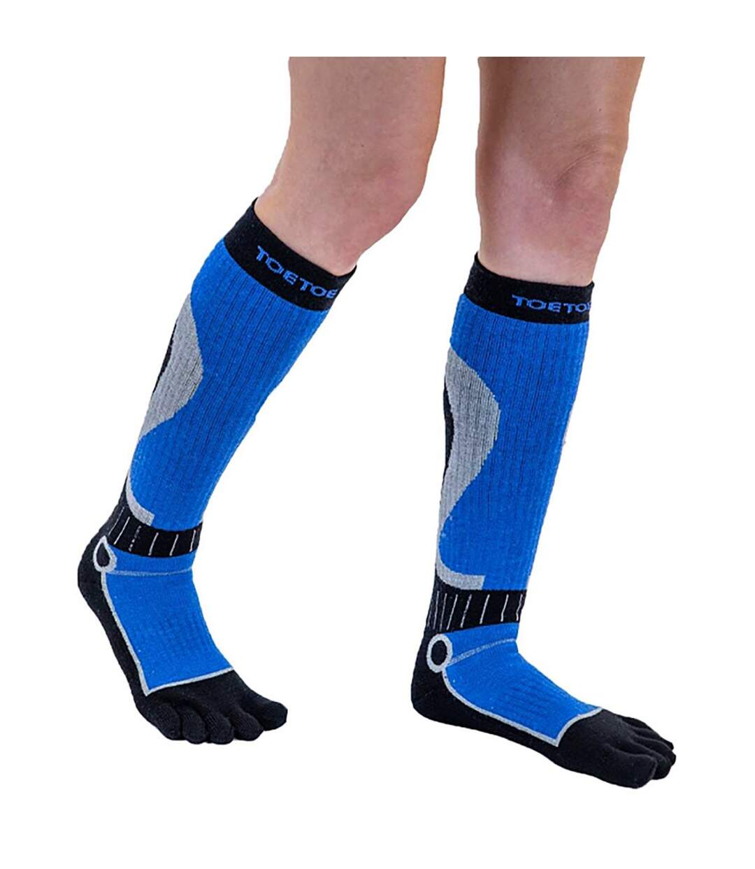 Knee-High Sports Toe Socks - 1 Pack Ski/Snow Toe Socks for Men and Women-4