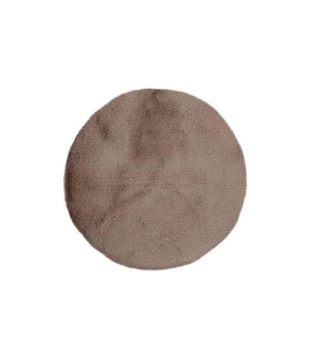 Tapis de Bain Fait à la Main Rabbit 100cm Beige Foncé
