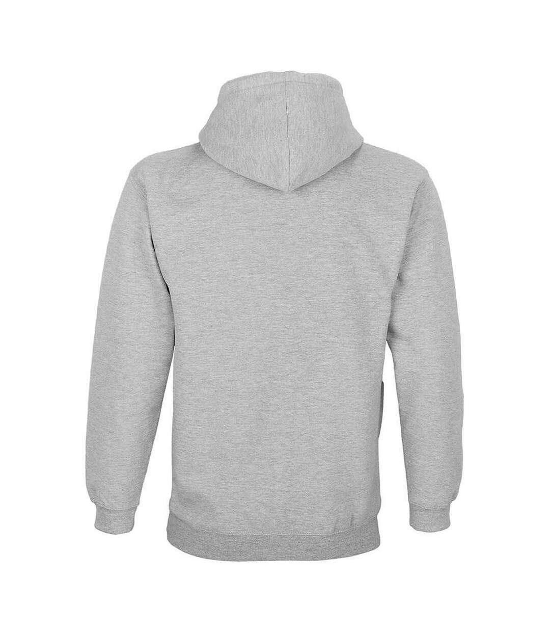 Sweat à capuche condor adulte gris chiné SOLS