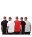 Pack Of 5  Mens Comonwell T-shirt  Black Grey White Red Duck And Cover-2