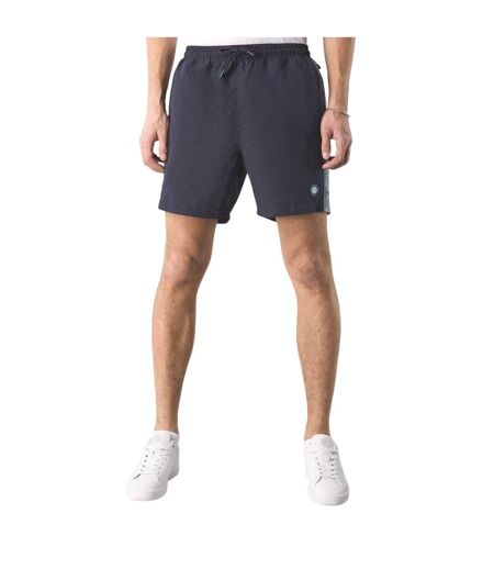 Mens Paisley Swim Shorts Navy Pretty Green