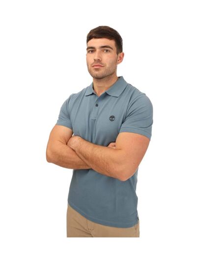 Polo manches courtes millers river homme bleu acier Timberland