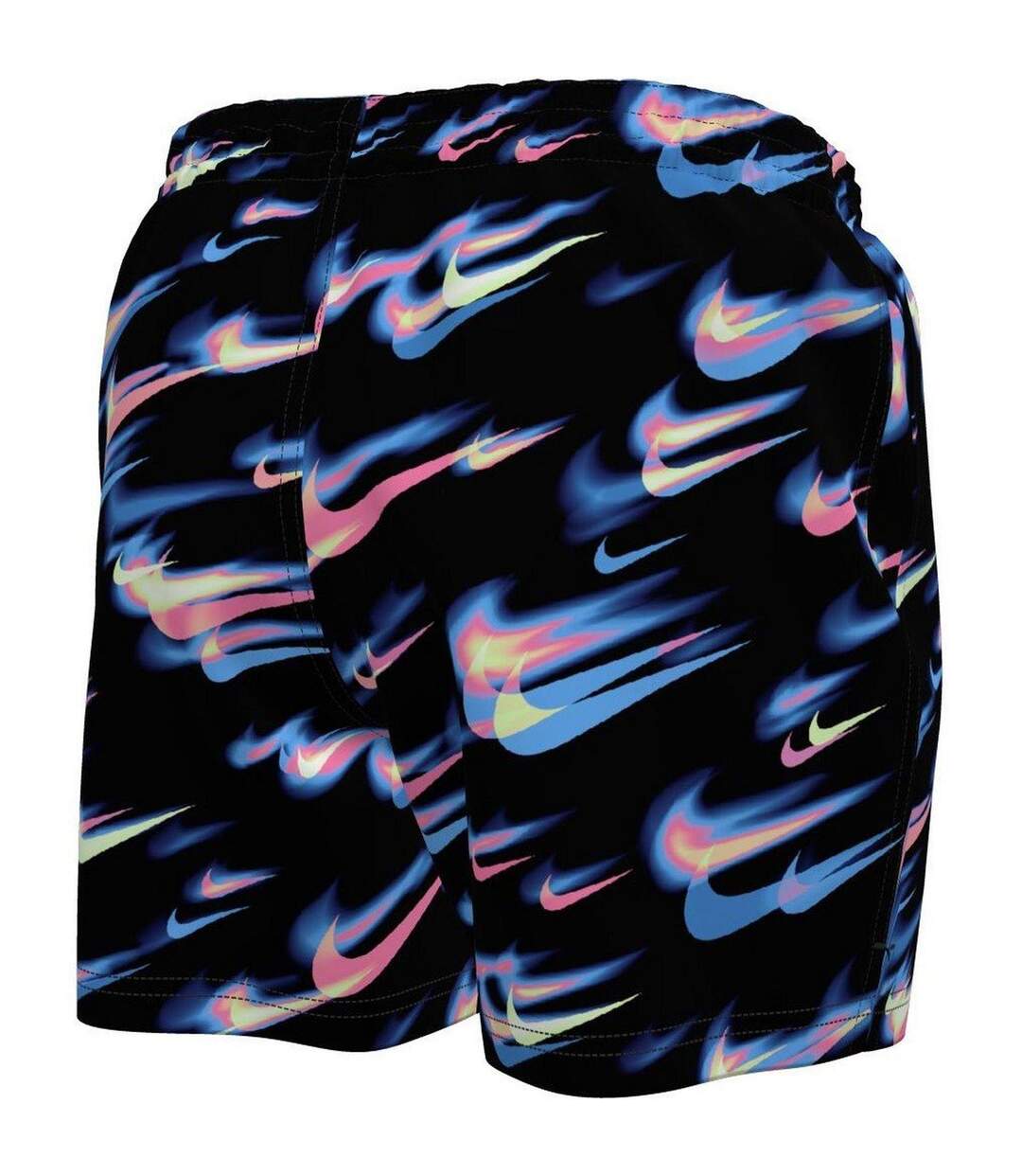 Mens Breaker Swim Shorts Black Green Nike-1
