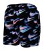 Mens Breaker Swim Shorts Black Green Nike-1