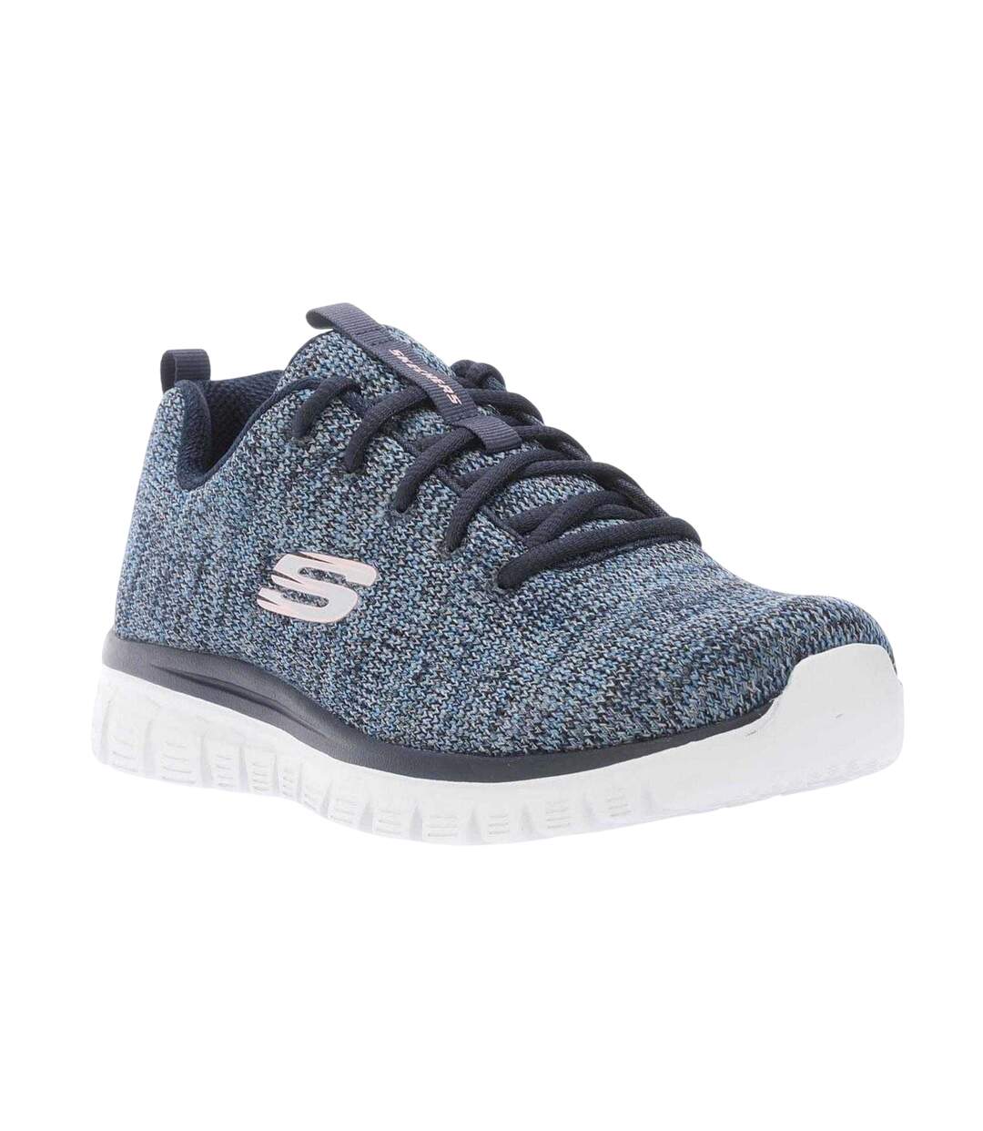 Baskets Graceful Twisted Fortune Femme Bleu Marine Skechers-4