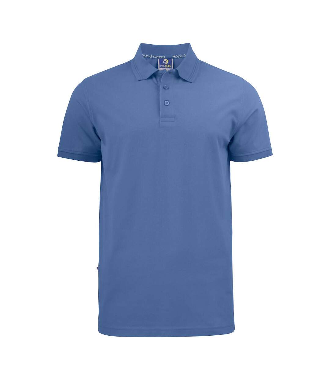 Mens Pique Polo Shirt Sky Blue Projob-1