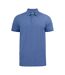 Mens Pique Polo Shirt Sky Blue Projob-1