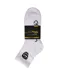 3 Pairs Men White Quarter Crew Lightweight Socks-2