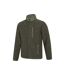 Mens Hayfield Faux Fur Lined Full Zip Fleece Top Khaki Green Mountain Warehouse-3