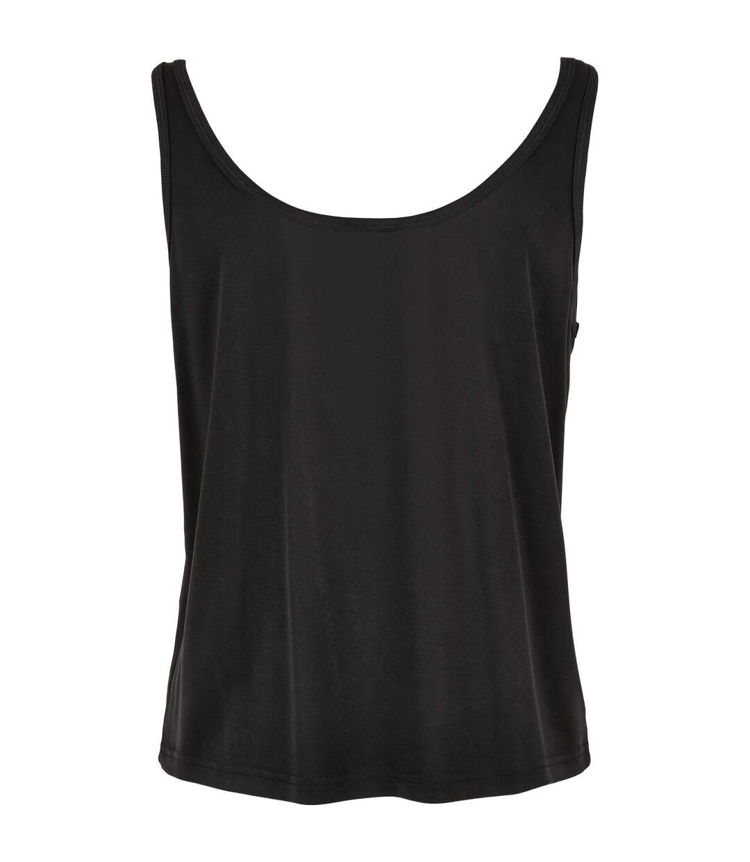 Womens/ladies Modal Loose Top Black Urban Classics-2