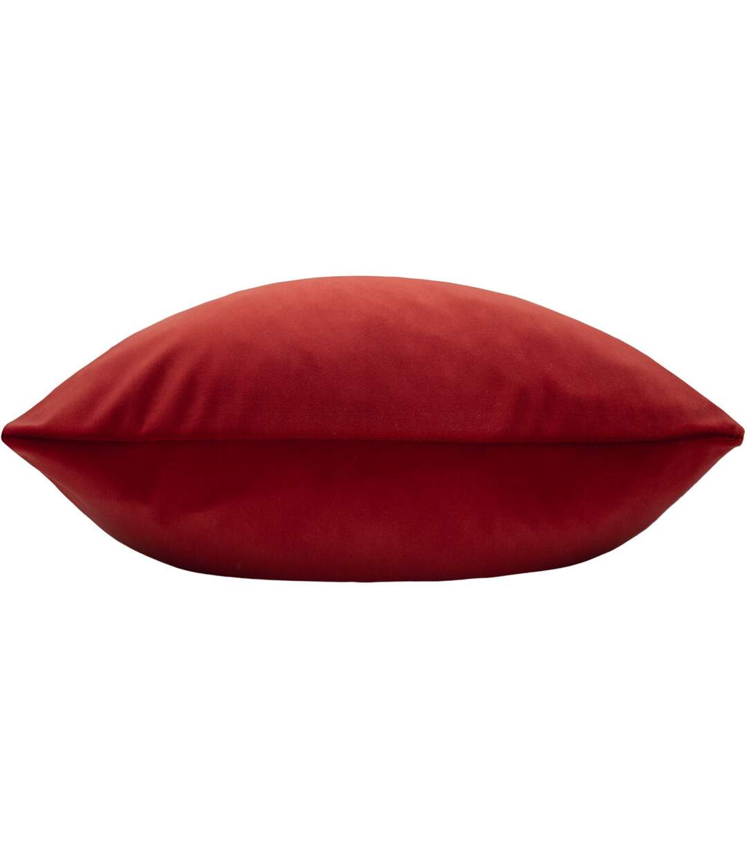 Sunningdale velvet cushion cover 50cm x 50cm flame red Evans Lichfield