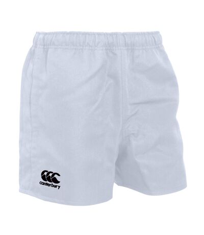 Canterbury Mens Professional Elasticated Sports Shorts (White) - UTPC2493