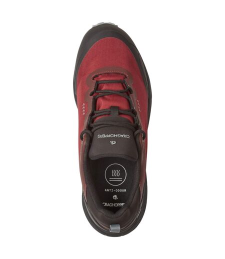 Baskets Adflex Low Adulte Rouge Brique Noir Craghoppers