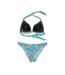 Maillot de bain 2 pièces turquoise femme sun project 2121 - taille 4-2