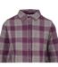 Chemise Manches Longues Motif/style À Carreaux Mindy Femme Mauve Foncé À Carreaux Trespass-3