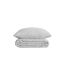 Parure de Lit 3 Pièces Percale 240x220cm Blanc-2