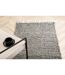 Tapis Déco en Laine Betina 80x250cm Gris-4
