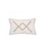 Housse de Coussin Tufté 30x50cm Ivoire & Lin-1