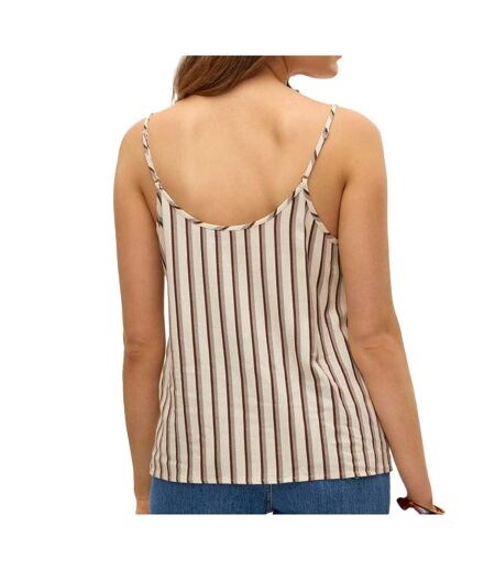 Top Beige/Marron Femme Vero Moda Singlet - L