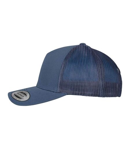 Casquette Trucker Motif/style Rétro Adulte Bleu Marine Flexfit