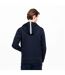 Mens Stretch Sport Full Zip Hoodie Dark Blue Boss-4