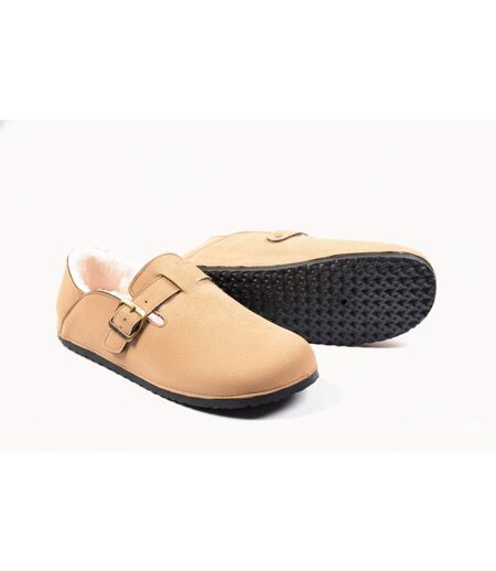 Chaussons Femme Hiver Sabots d’Intérieur Fourrés MD8845