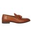 Debenhams Mens Abingdon Tassel Leather Loafers (Tan) - UTDH6391