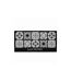 Tapis Déco Rectangulaire Alfama 57x115cm Noir-1