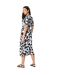 Robe mi-longue femme monochrome Principles