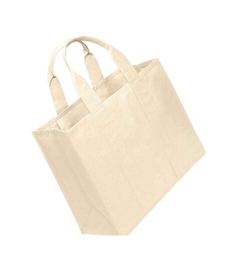 Wrap canvas tote bag one size natural/natural Brand Lab