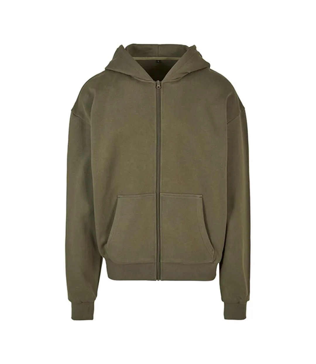 Sweat À Capuche Adulte Olive Build Your Brand-1