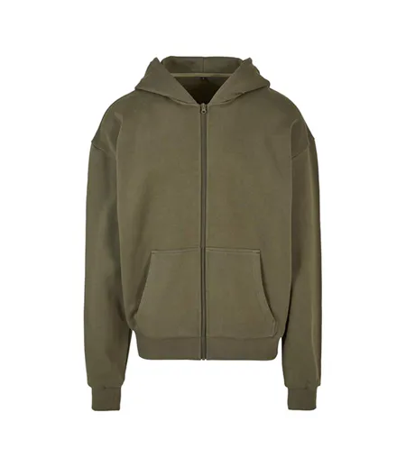 Sweat À Capuche Adulte Olive Build Your Brand