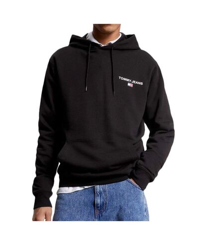 Sweat à Capuche Noir Homme Tommy Hilfiger Entry Grap - L