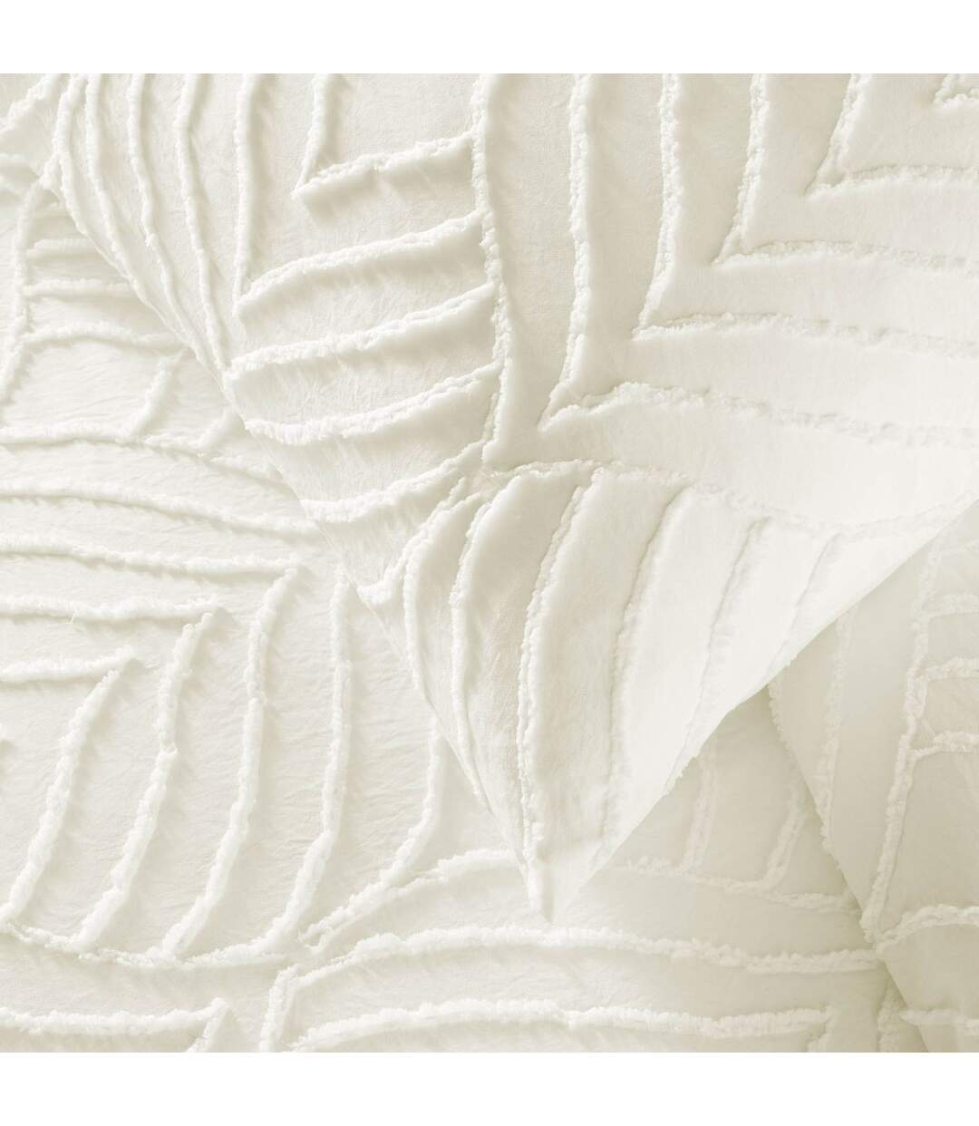 Parure de Lit 3 Pièces Heltie 260x240cm Ivoire-4