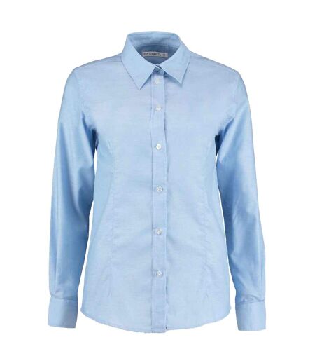Chemisier Manches Longues Femme Bleu Clair Kustom Kit