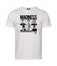 T-shirt Motif/style Madness Entertaining The British Public Adulte Vieux Blanc Amplified-1