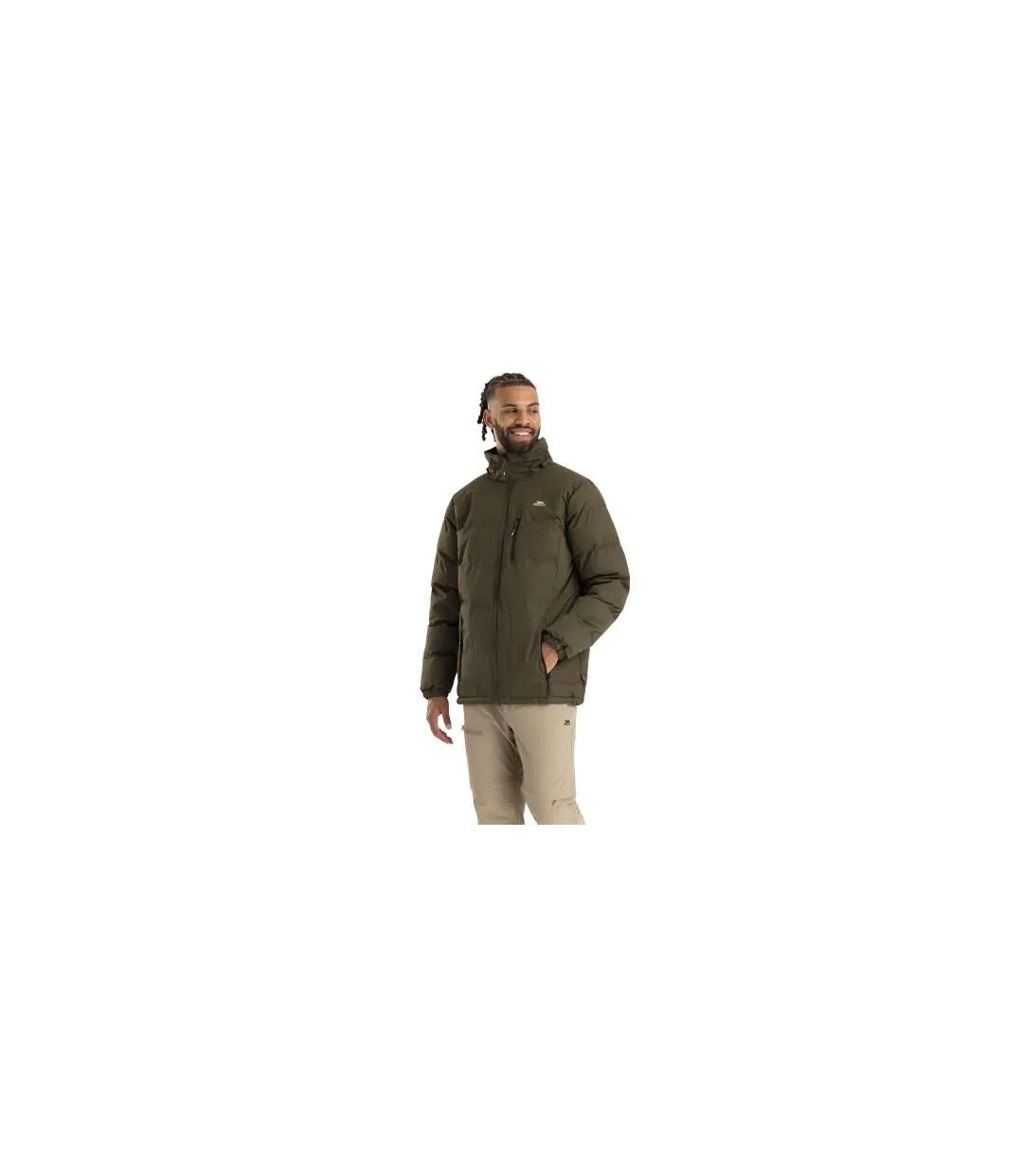 Mens Blustery Padded Jacket Dark Vine Trespass-2