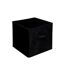 Boîte de Rangement Carrée Velours Mix n'Modul 31x31cm Noir-1