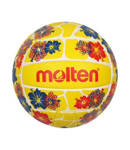 Ballon De Volley-ball Motif/style Plage Taille 5 Jaune Molten