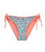 Bas de maillot de bain turquoise/rose femme grain de sable liberty-1