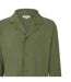 Mens Linen Long-sleeved Shirt Olive Belier-4