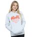 Disney Womens/Ladies Minnie Mouse Heart Shaped Hoodie (sweat à capuche en forme de cœur) (Gris sportif) - UTBI11181-2