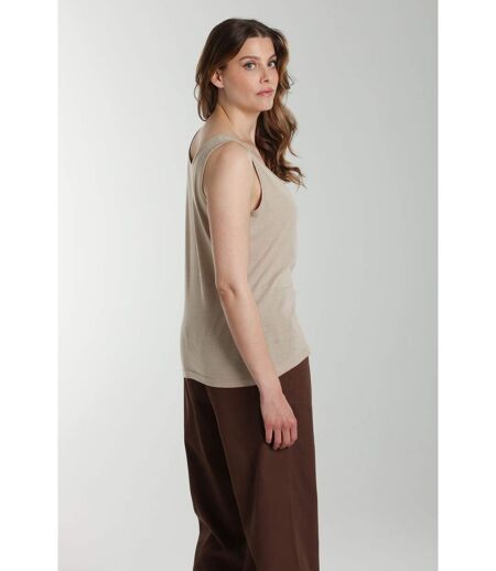 Debardeur Femme Manon Taupe Clair | Gerard Pasquier | Gerard Pasquier