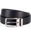 Ceinture cuir pleine fleur - KP807 - noir - 30 mm-1