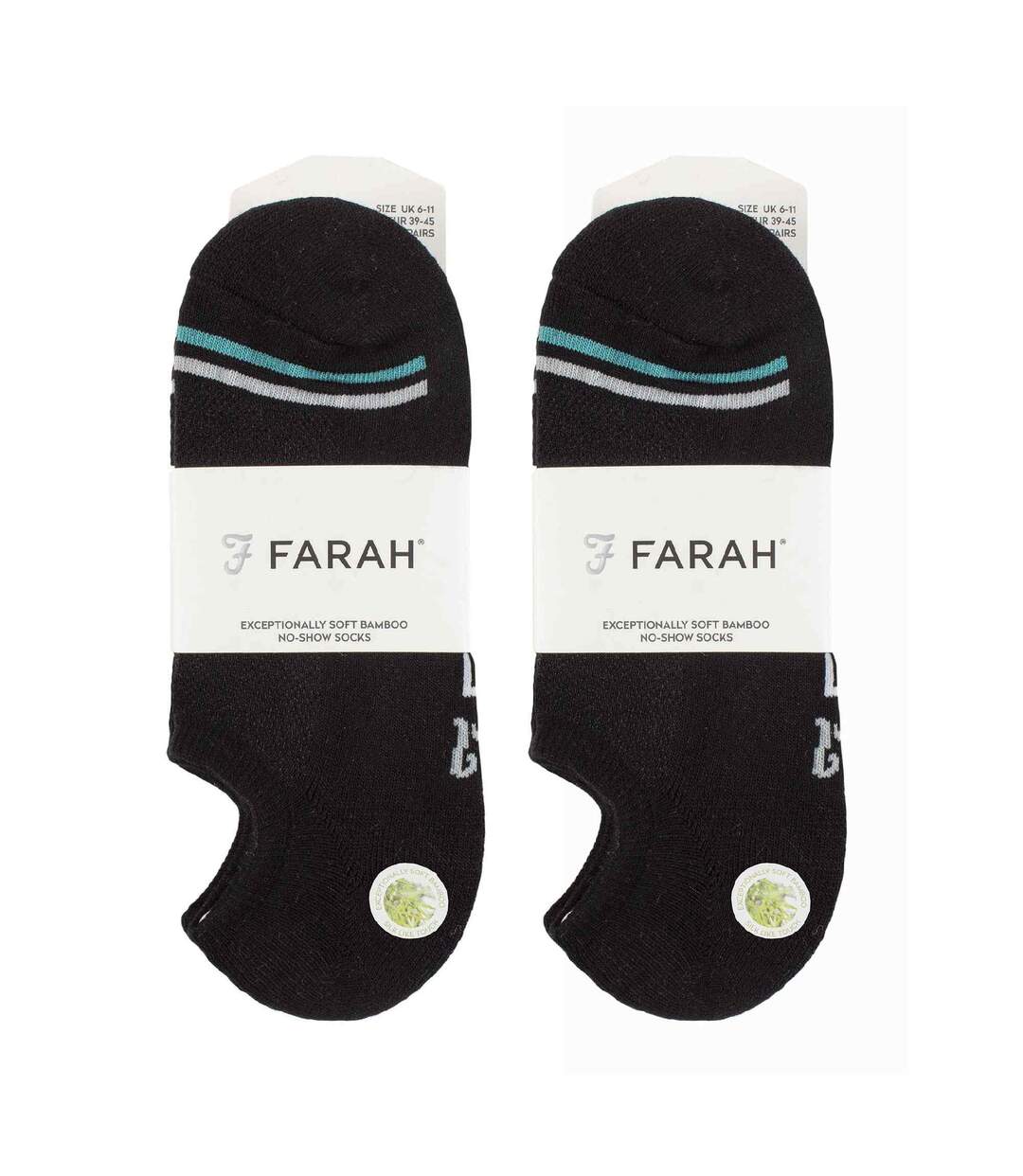 6 Pack Mens Soft Breathable Bamboo No Show Socks-2